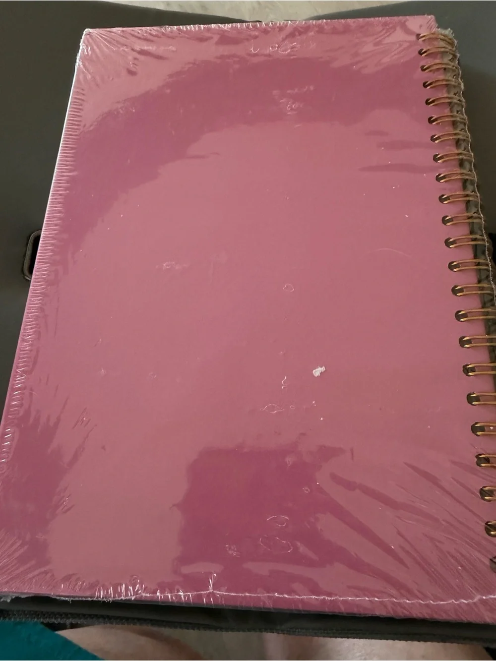 NWOT Pink Spiral Journal with White 'but God' Script